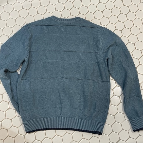 Southern Tide Pima Cotton Wool Sweater Nautical Blue Medium - Picture 2 of 6